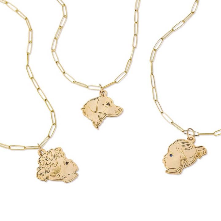 The Portrait Necklace for wholesale by Minnie Lane