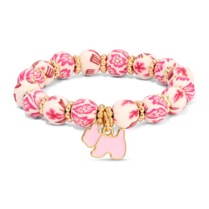 My Fun Colors - Wholesale Beaded Bracelet - Kids - Kids Clay Beaded Stretch Charm Bracelets  |  Fun Styles!9