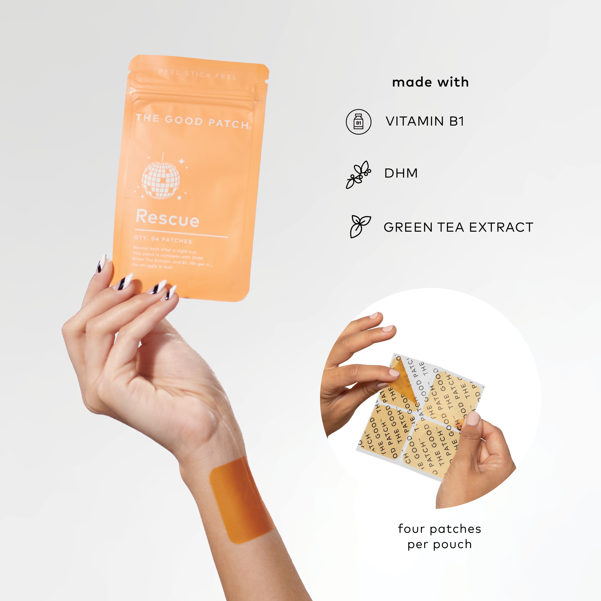 The Good Patch - Wholesale Oral Supplement/Vitamin - Rescue Wearable Wellness Patch1