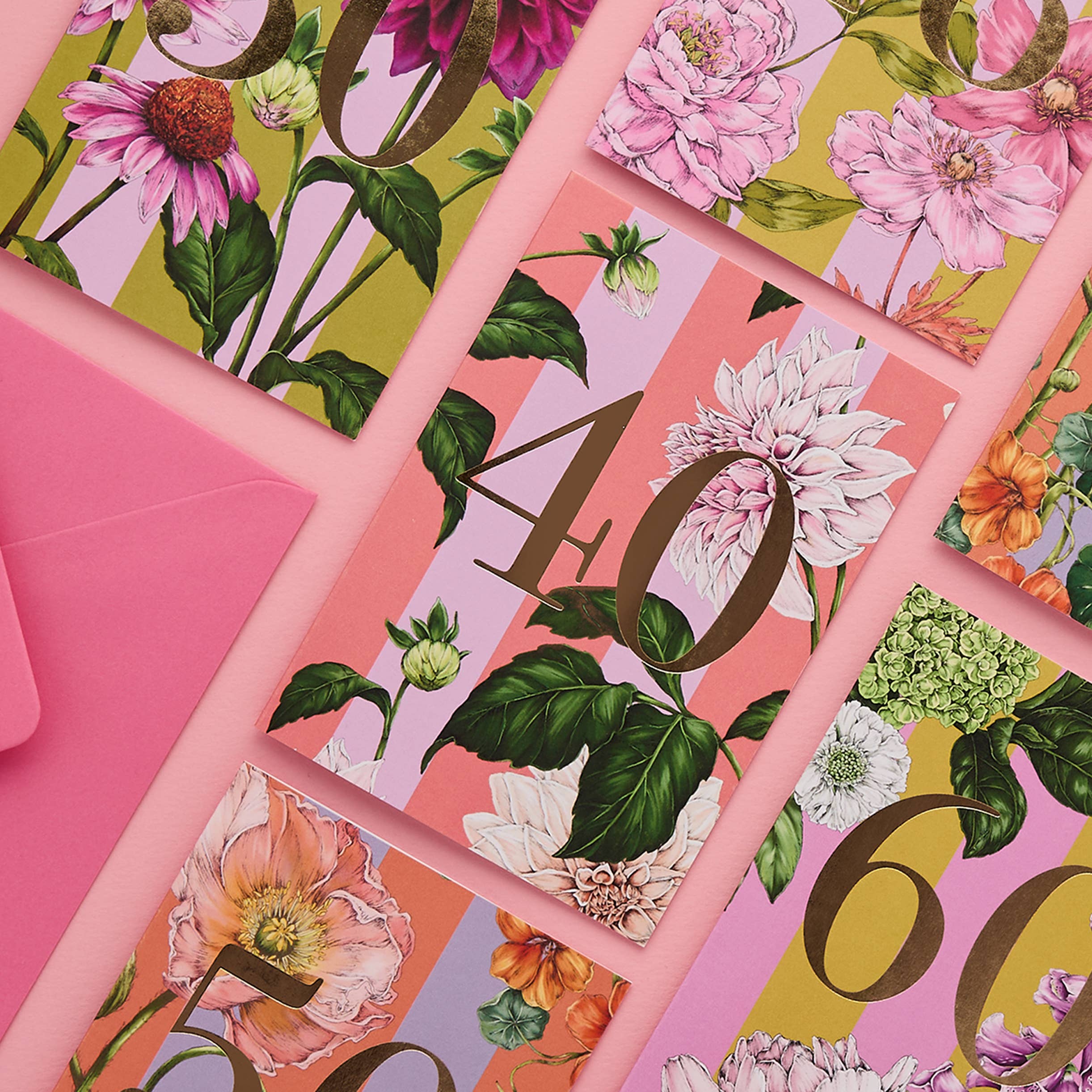 Catherine Lewis Design – wholesale Birthday card – Age Milestone Collection - 40 - Birthday Card 5