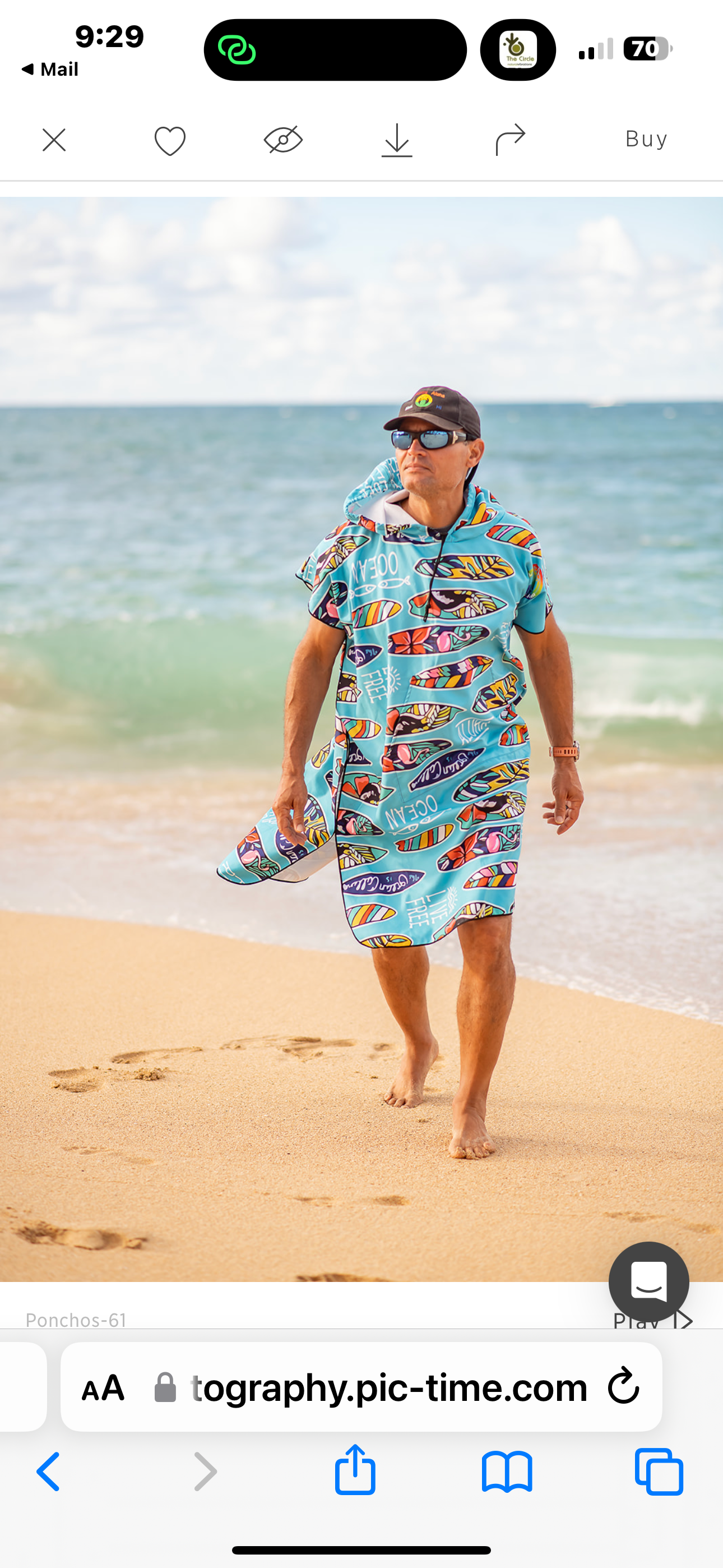 Upcountry Aloha - Wholesale Poncho - Unisex - Paddleboard/surf Boards Microfiber Poncho2