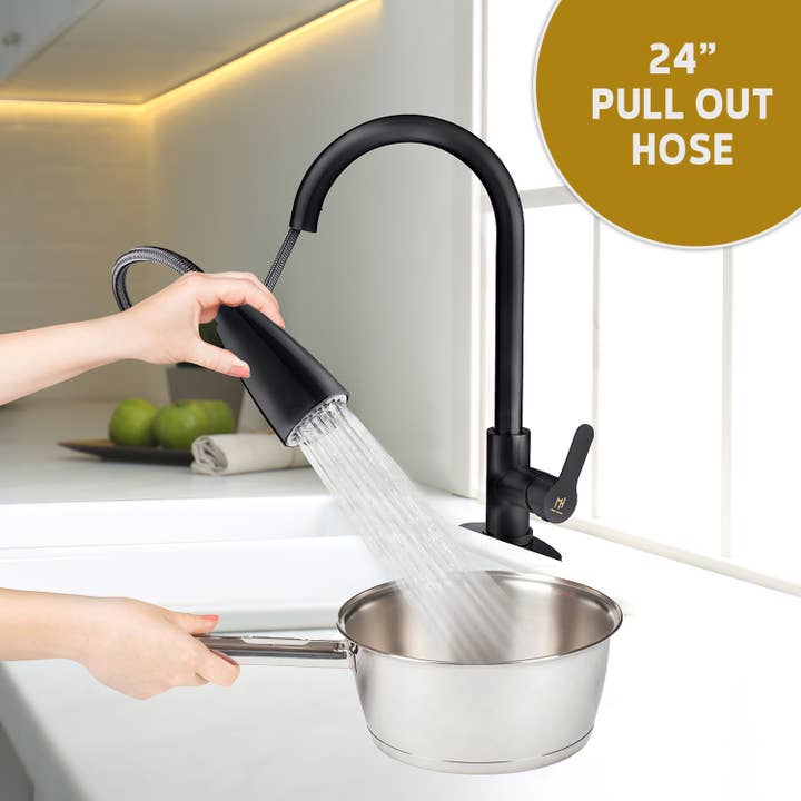Mega Handles - Wholesale Kitchen Tool/Gadget - Pull Down Kitchen Sink Faucet / 22 x 2.44 x 11 inch4