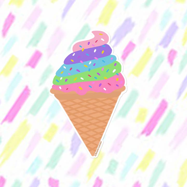 Eiscreme-Aufkleber für den Großhandel von Brooke LeAnne