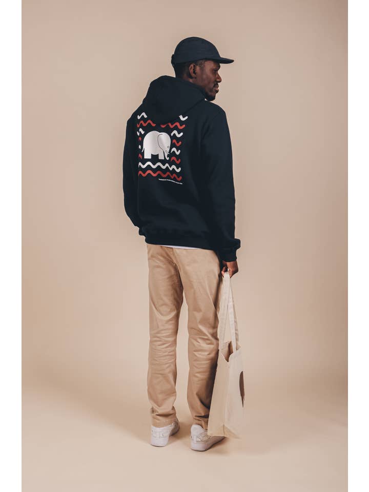 Trendsplant Clothing - Vente Sweat à capuche – unisexe - Sweat à capuche organique Explanada bleu3