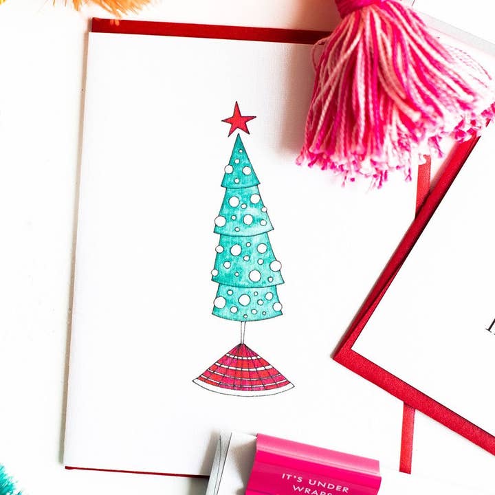 "TREE" HOLIDAY CARD for wholesale by LO in LONDON®
