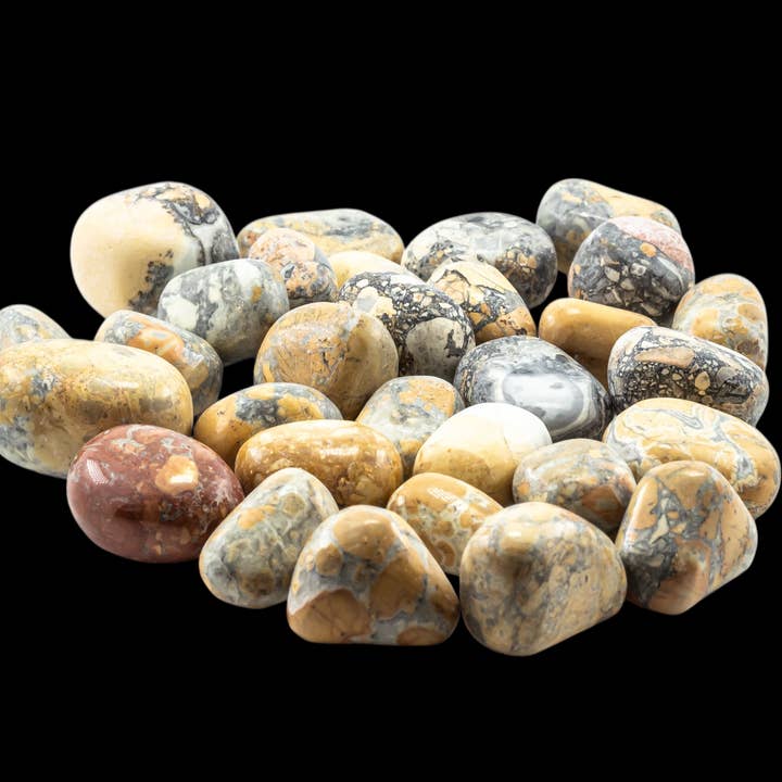 Maligano Jaspis getrommelt 1kg/2lbs für den Großhandel von Quasar Gems USA