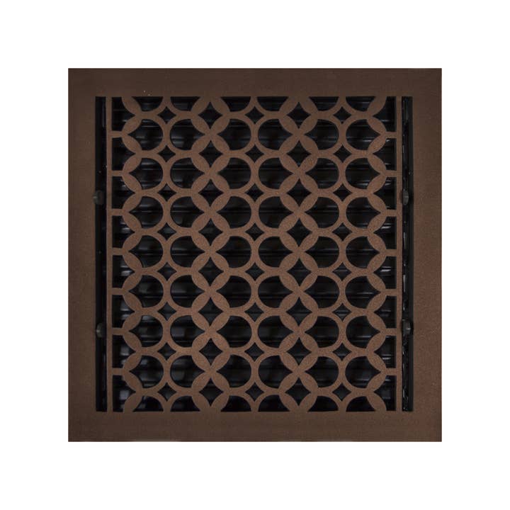 PRIMA DECORATIVE HARDWARE INC - Vente Article de chauffage, ventilation et climatisation - Registre de plancher en fonte d'aluminium, 13 po x 13 po, VR-100
