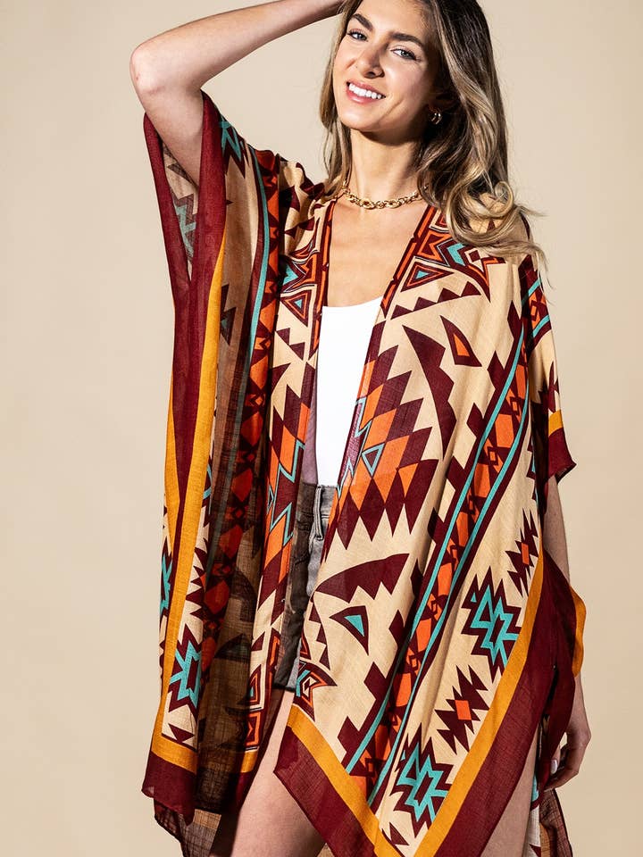 Sydväst Sol Viskos Kimono för wholesale av Urbanista