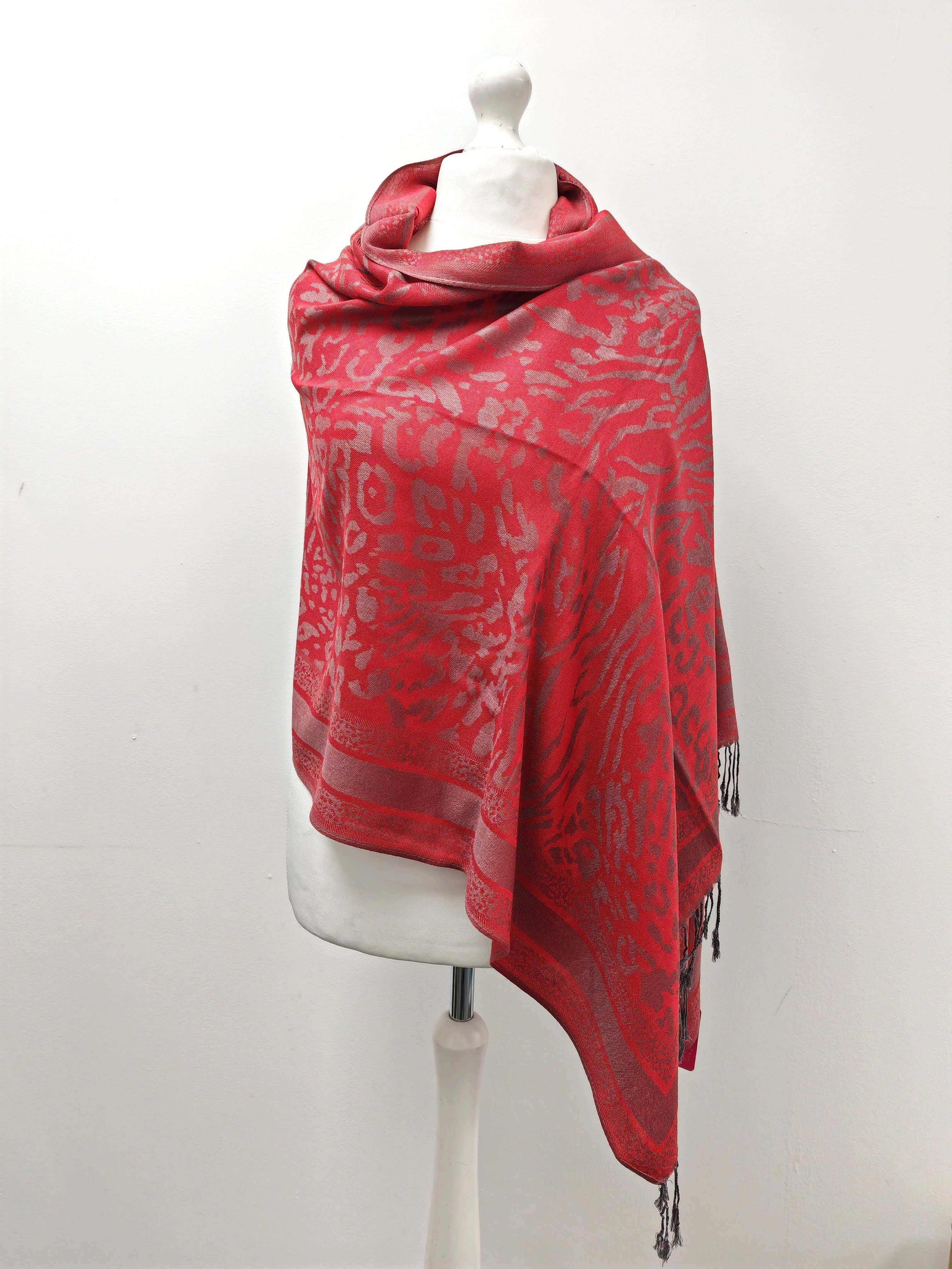 Superbia – wholesale Scarf – Women's – Super Soft Pashmina Scarf Shawl Wrap-2503 Animal Print11