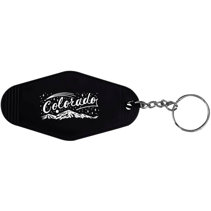 Colorado Keychain-Black for wholesale by Moore Collection
