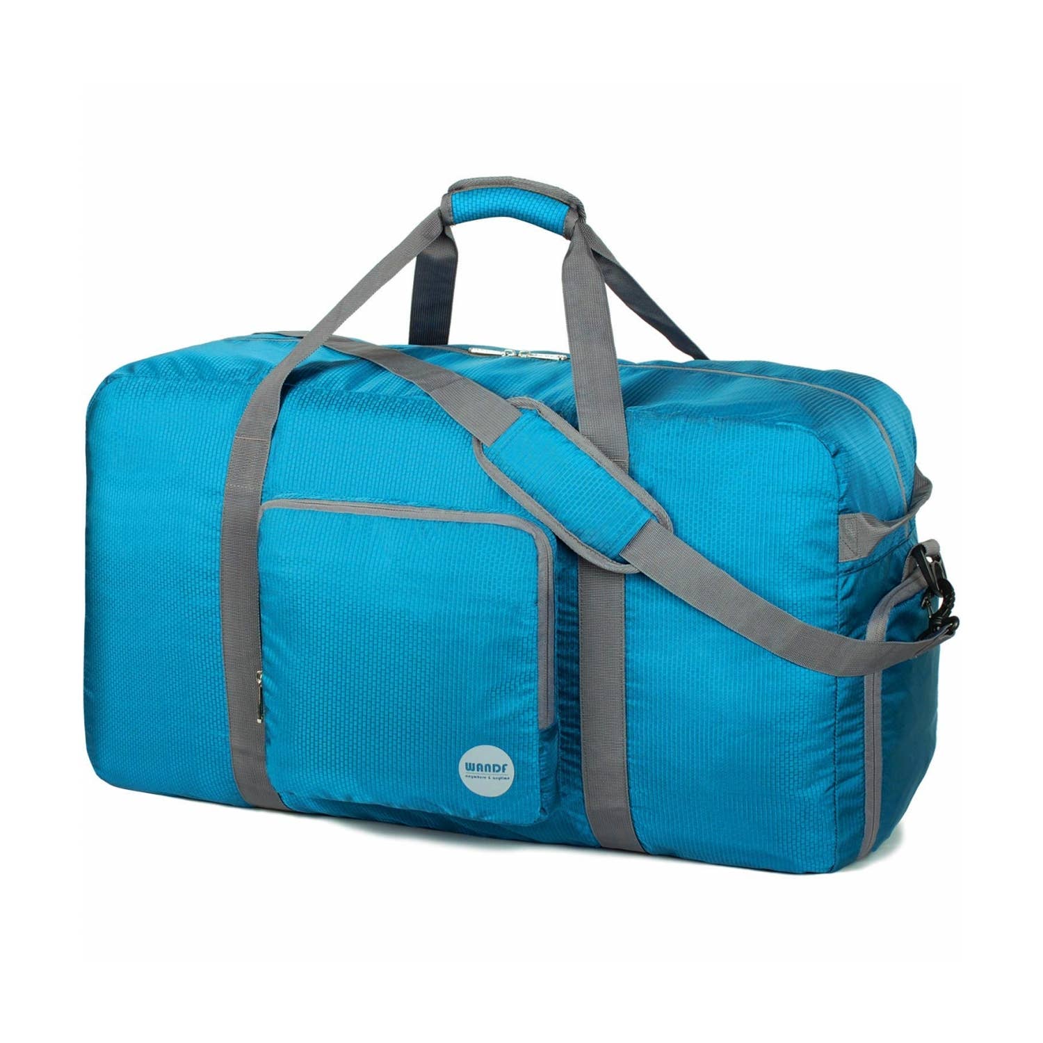 wandf – Saco de viagem - Unissexo por atacado – Mala de viagem Mala Multifuncional de Armazenamento Azul0