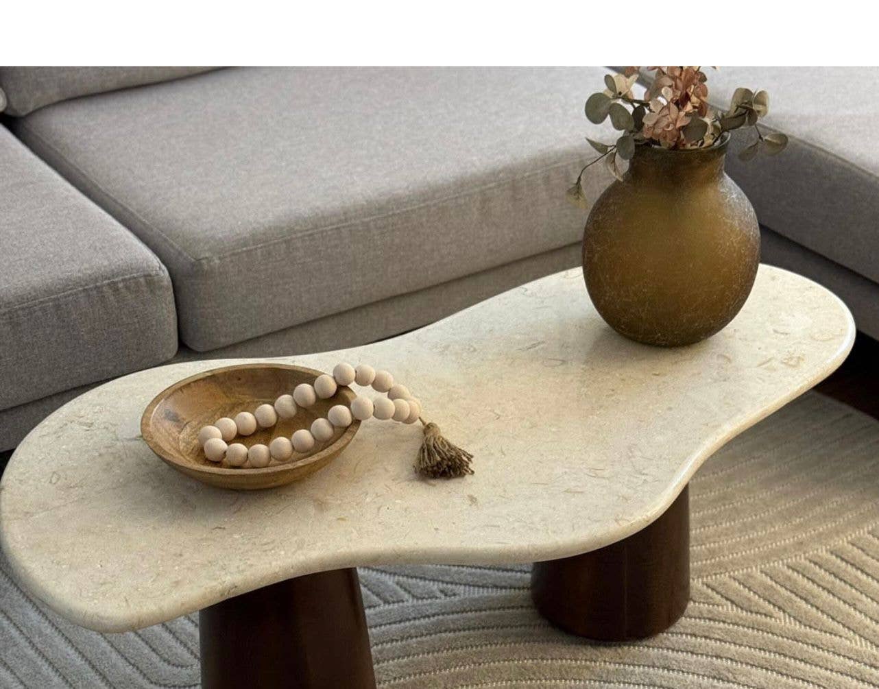 Allweneedis group LTD - Wholesale Coffee Table - TABLE, MARBLE BASE, SOLID BEECH WOOD0