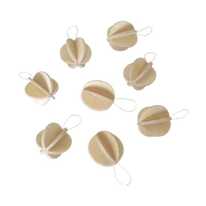 8 minibolas, naturales (1,7 cm) para venta al por mayor de ikonink