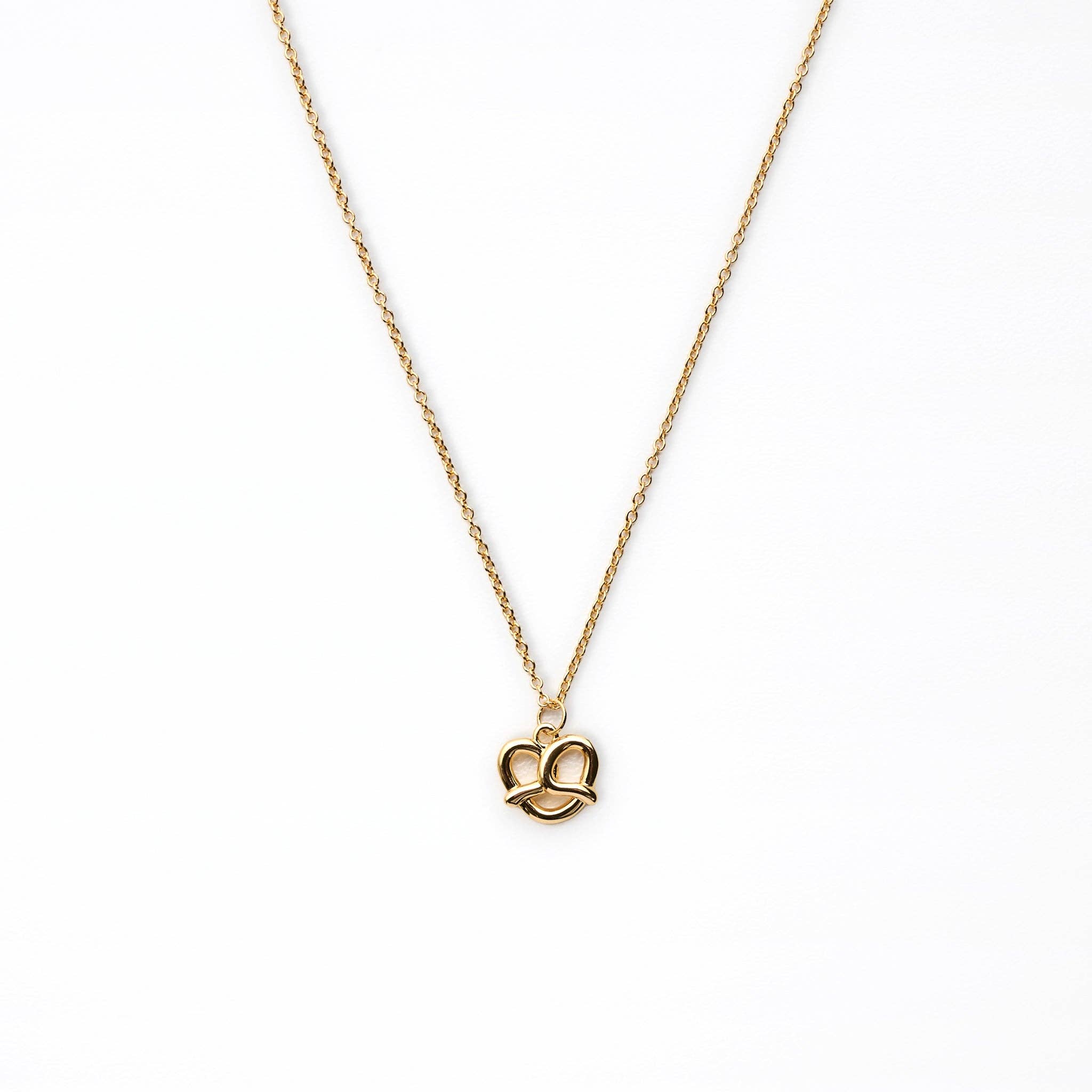 GLAM & GLORY Jewels made with love - Wholesale Pendant/Charm Necklace - Bavarian Pretzel Necklace0