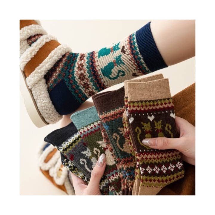 Simpson Koppel Sokken Japanse Stijl voor wholesale door Mirazshoes WholeSale