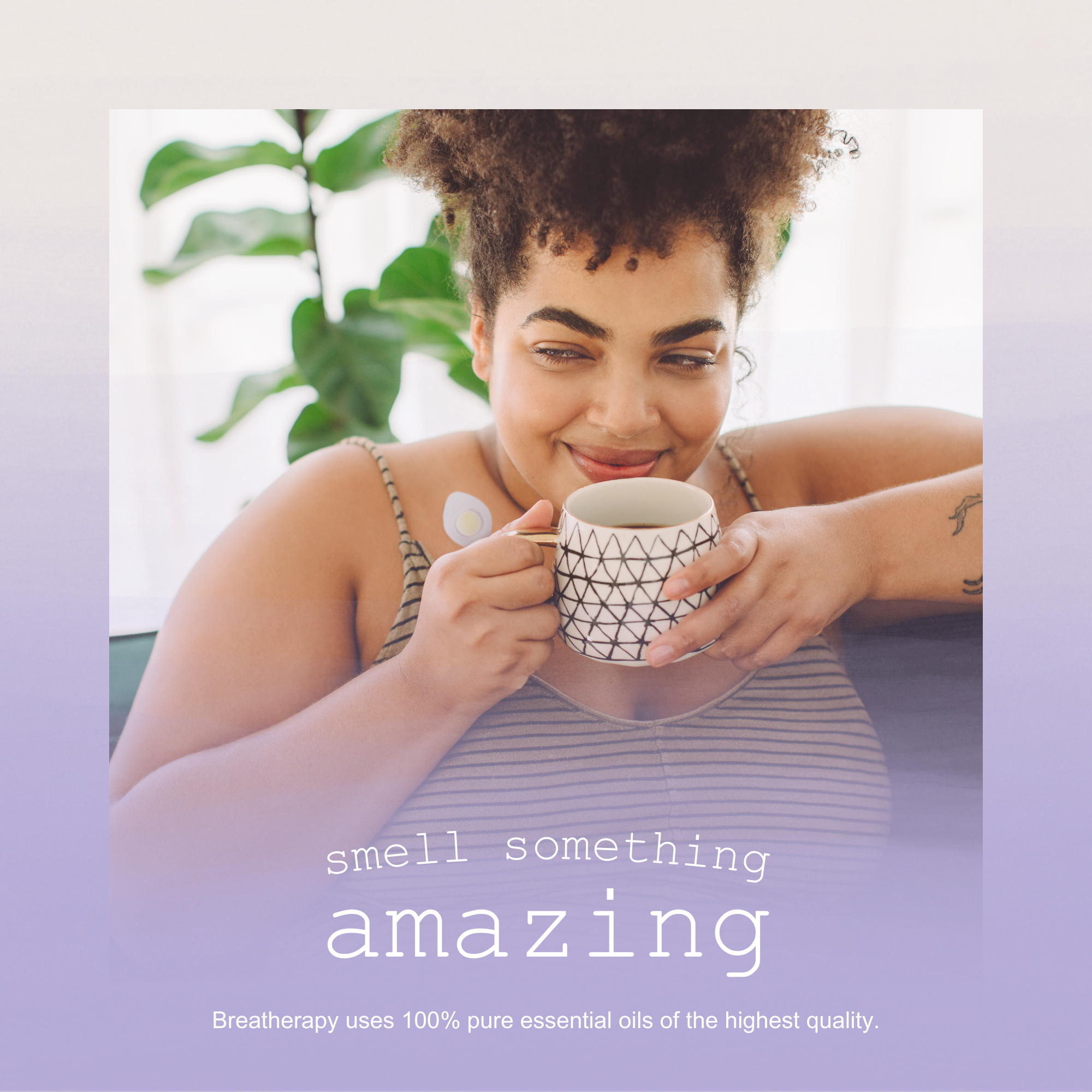 Breatherapy - Wholesale Aromatherapy Inhaler - LAVENDER Relaxing Aromatherapy Inhaler Patches POS2