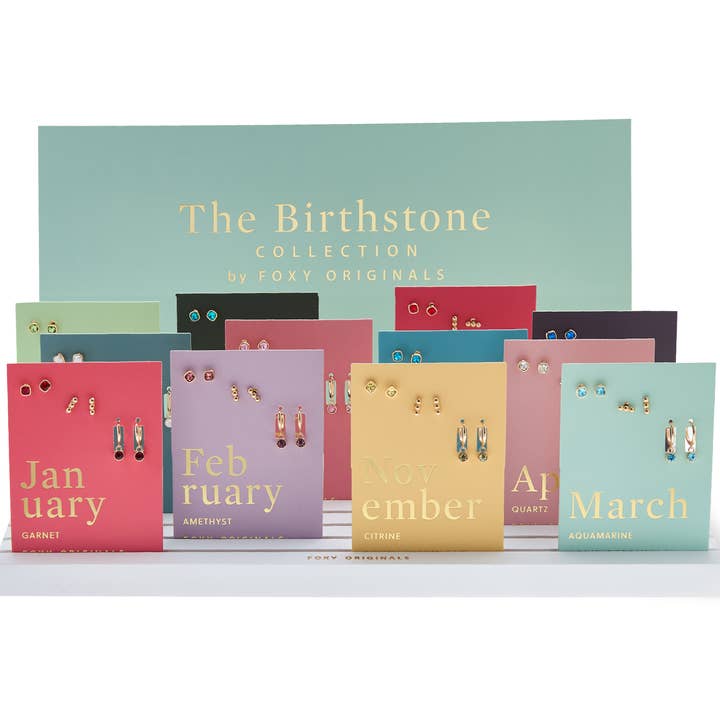Foxy Originals - Wholesale Jewelry Set - Birthstone Collection Displays | Necklaces & Earrings1