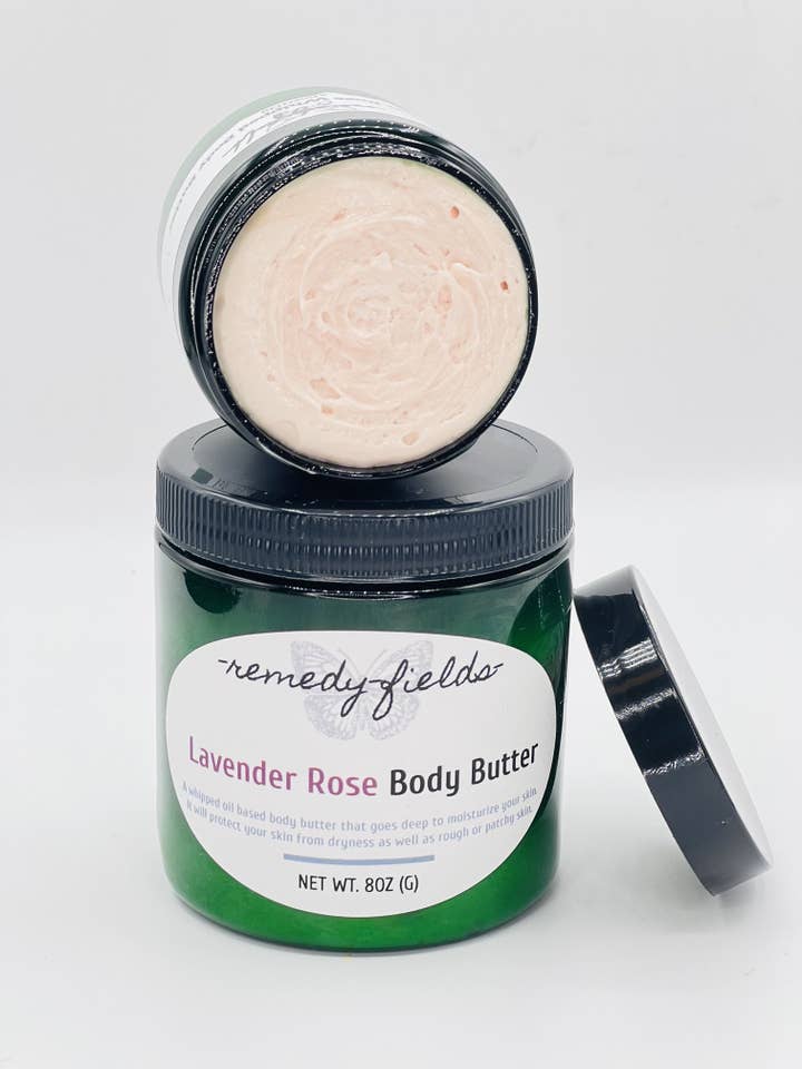 Lavender Rose Body Butter for wholesale by Remedy Fields