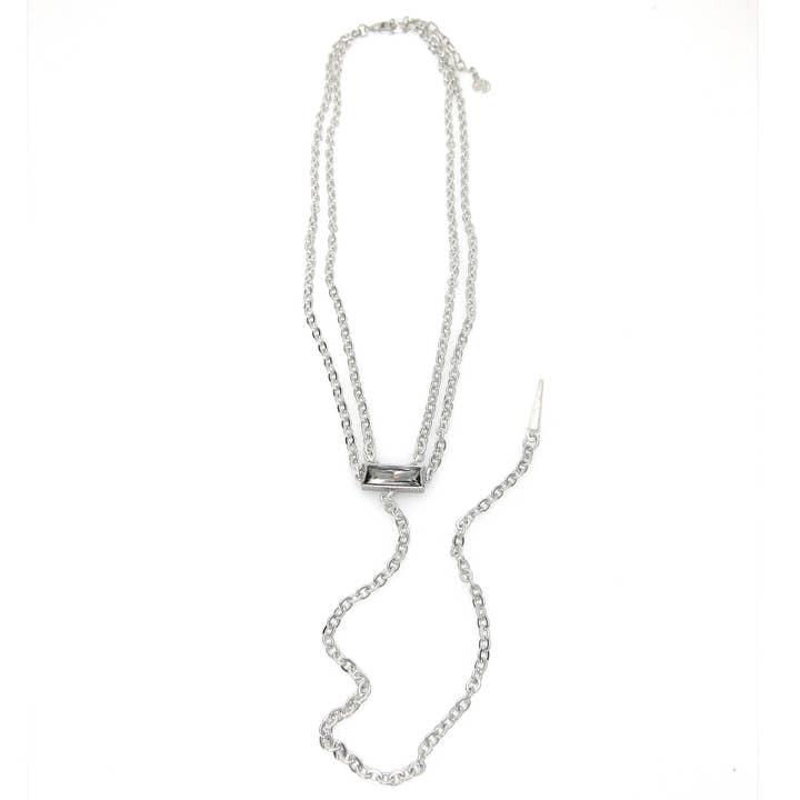 Colar Spike Y da Coleção Dinamarca por atacado de Jessica Elliot Jewelry