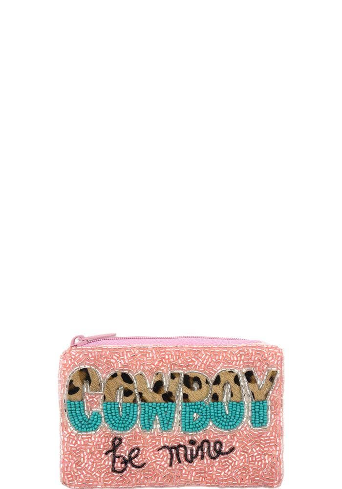 ZOALS GETOOND COWBOY BE MINE PORTEMONNEE MET ZAADKRALEN voor groothandel op Faire0