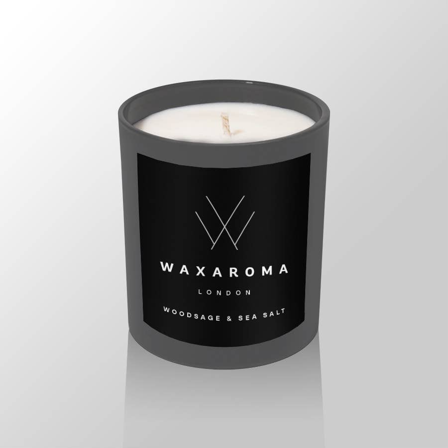 Waxaroma LDN – Engroshandel Glaslys – Woodsage & Sea Salt Candle5