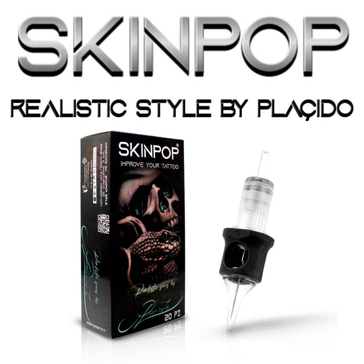SKINPOP – wholesale Tattoo ointment/care – SKINPOP REALISTIC STYLE TATTOO CARTRIDGES BY PLCIDO