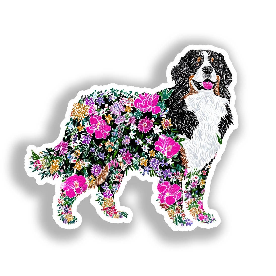Yoonek Graphics - Wholesale Sticker - Bernese Mountain Dog Decal Sticker # A0186280