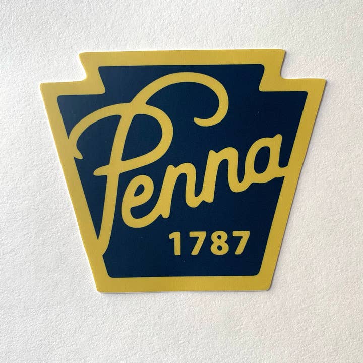 Fresh Fish - Wholesale Sticker - Pennsylvania "Penna" Bumper Sticker / Vinyl Decal