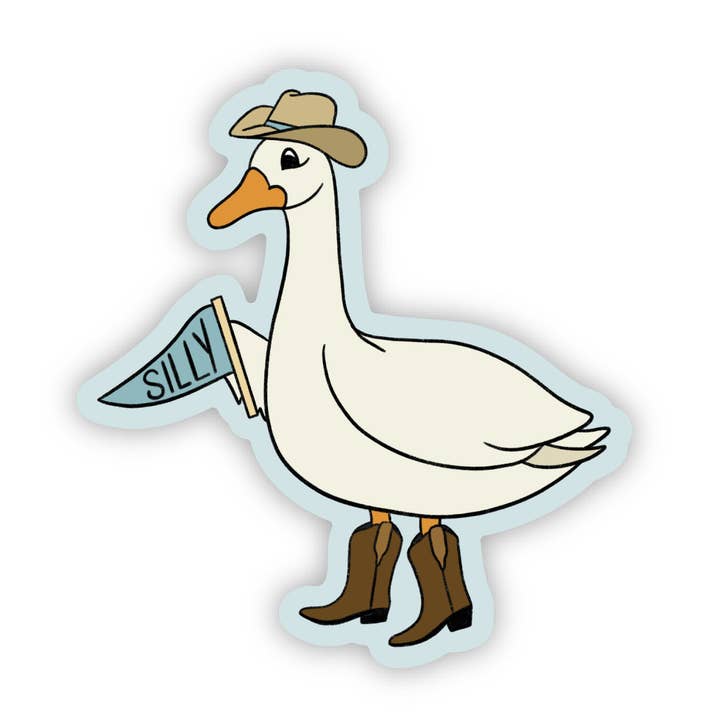 Silly Goose Sticker for wholesale by Jami Creates
