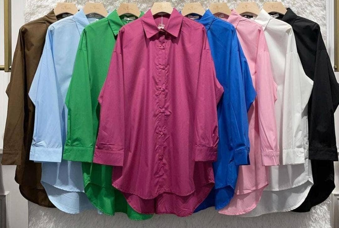 Kurt Muller – wholesale Buttoned-down shirt – Women's – Pure Cotton Layering Shirt3