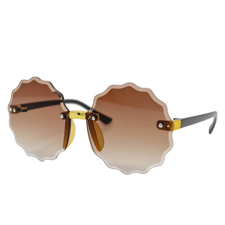 Frameless Round Sunglasses for wholesale by Tiny Treats and ZOMI GEMS