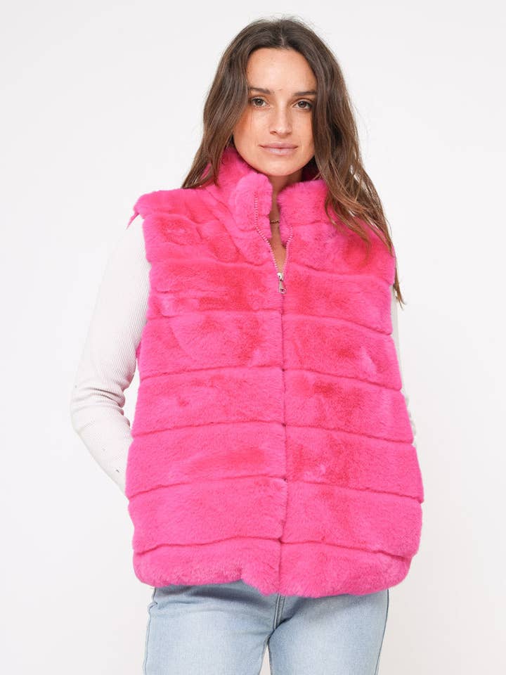 LIL' MOON - Wholesale Outerwear Vest - Women's - Vest #2551178