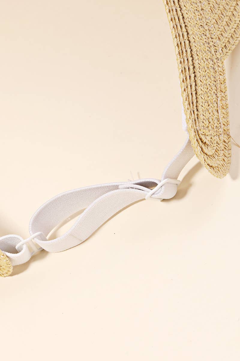 Anarchy Street - Wholesale Visor - Women's - Natural Straw Fashion Visor6