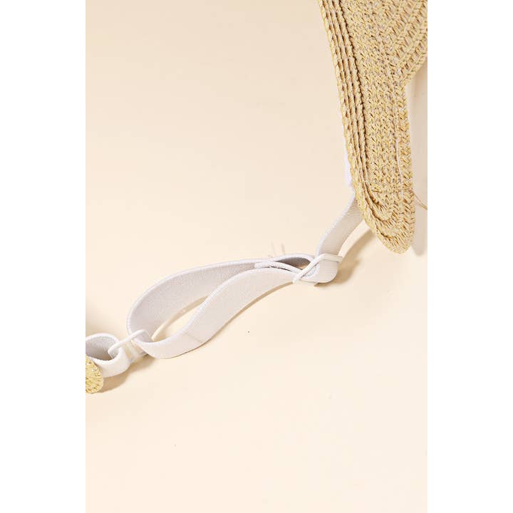 Anarchy Street - Wholesale Visor – Women's - Natural Straw Fashion Visor6