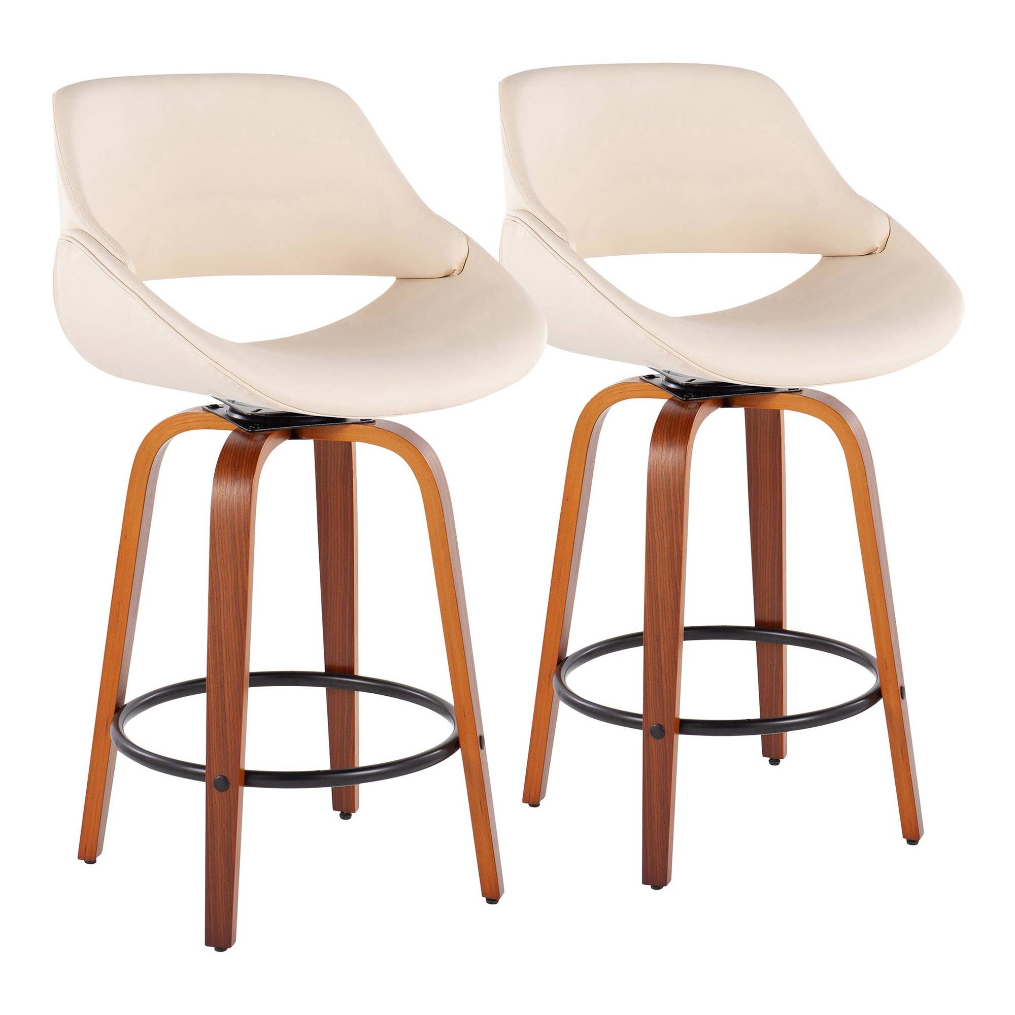 LumiSource and Grandview Gallery - Wholesale Stool - Fabrico 26" Fixed-height Counter Stool WLQ - Set of 216