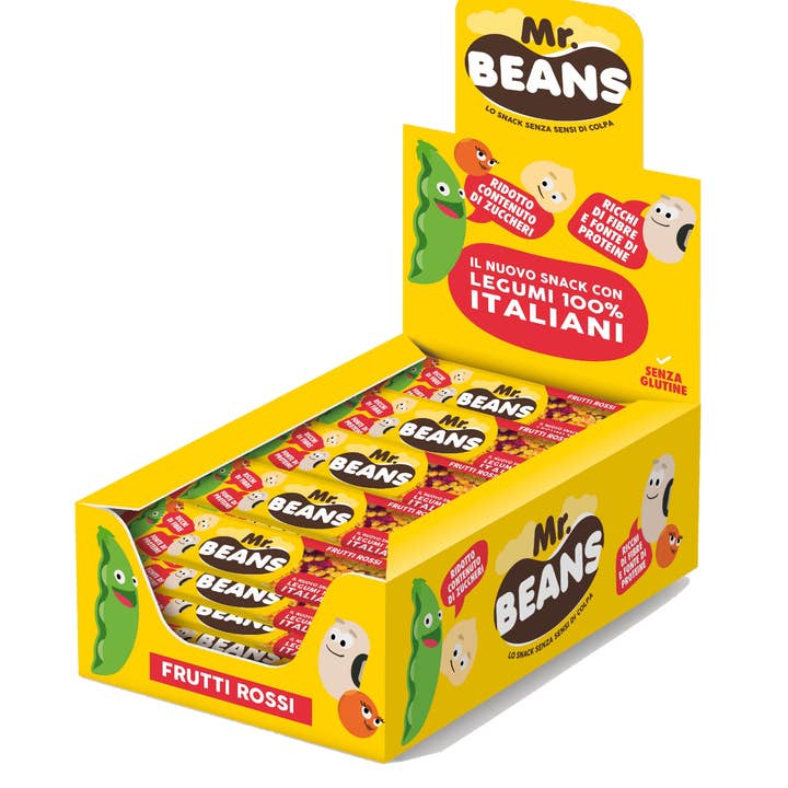 Mr Beans - Wholesale Snack Bar - Mr Beans Puffed Legume Bar - Cranberry Flavor2