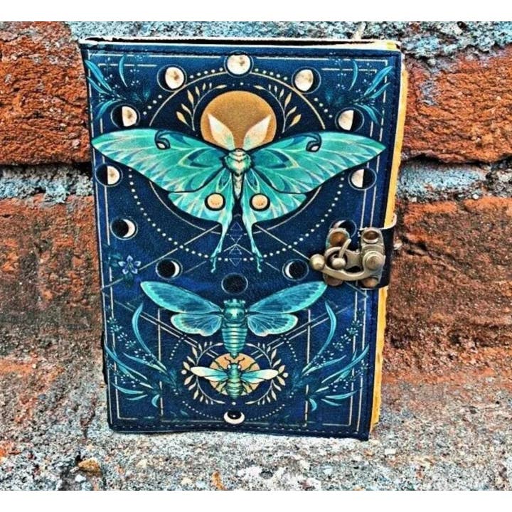 Jay mataji Handicrafts - Wholesale Journal/Diary - Vintage Leather Butterfly Print Journal, Handmade Rustic