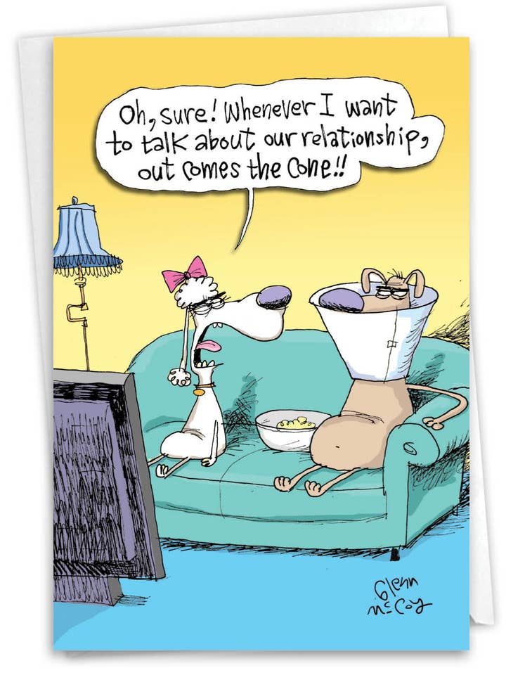 Cartão de Aniversário - Talk Cone (1 Cartão) por atacado de NobleWorks