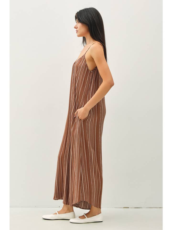 Be Cool - Wholesale Jumpsuit - Women's - PRINTED BREEZY JUMPSUIT