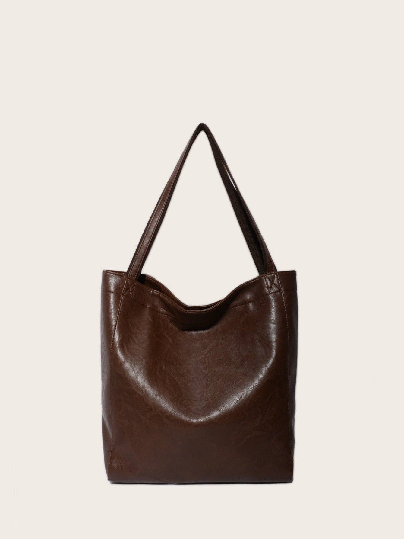 Suhkasana – wholesale Tote bag – Women's – Vintage Soft Leather Tote Bag with Pocket Large Capacity23