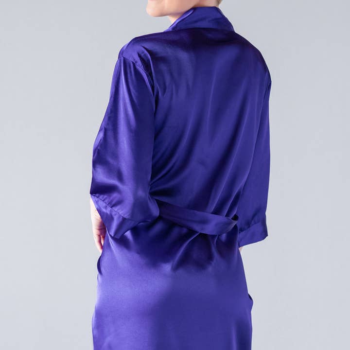 Regal lilla brudepigekåber | Personlige satinkåber | C for engroshandel hos GiftsbyPR