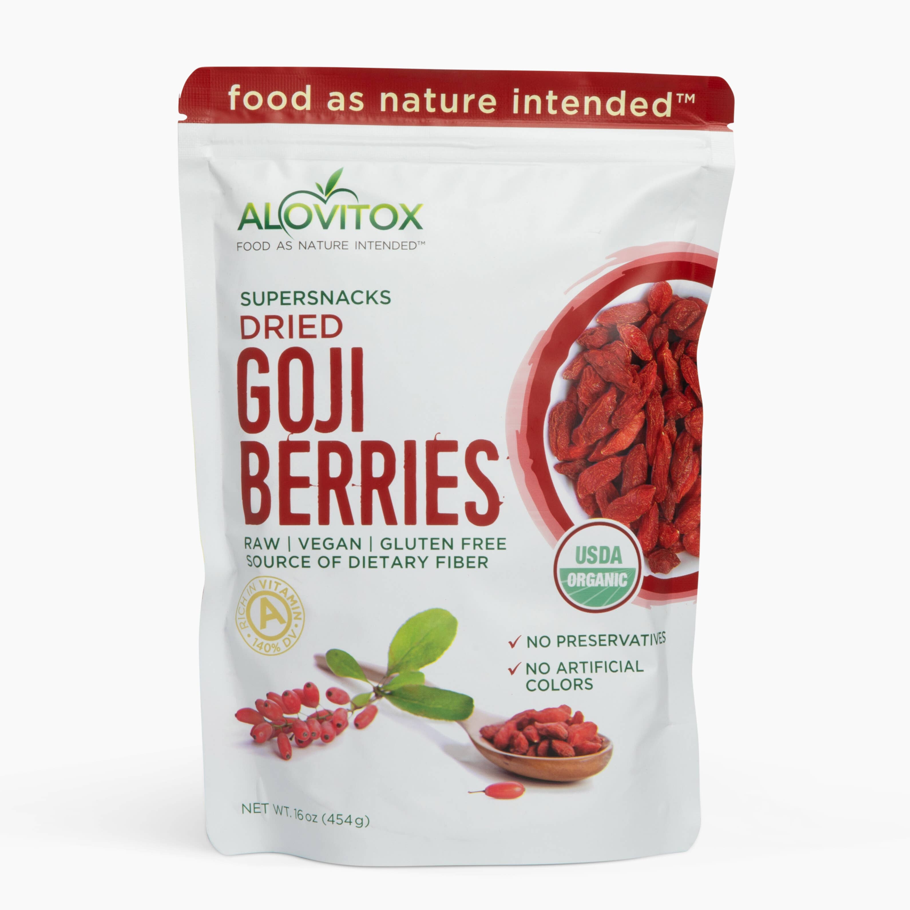 Alovitox - Vendita all'ingrosso Frutta secca/disidratata - Bacche di Goji Biologiche Certificate0