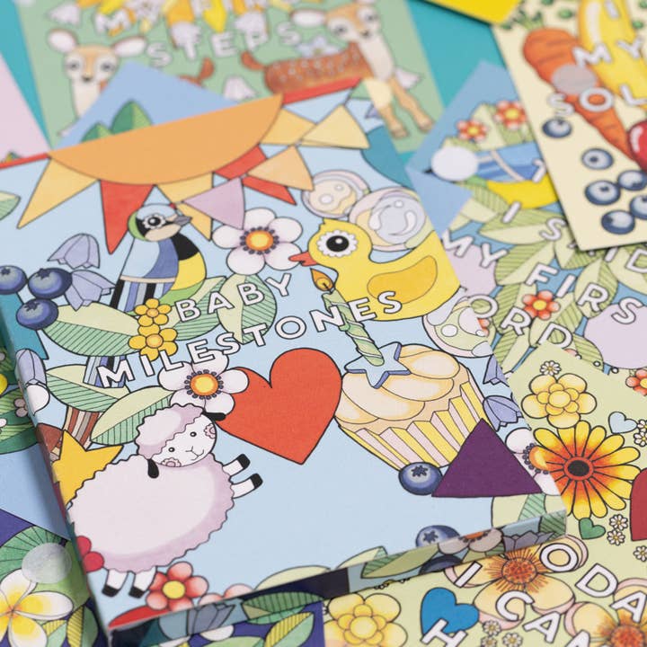 Baby Milestone Cards for wholesale by Paper Heart Stationery
