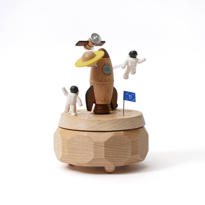 Music Box - Wholesale Music Box - Kids & Baby - Spacewalk Wooden Music Box1
