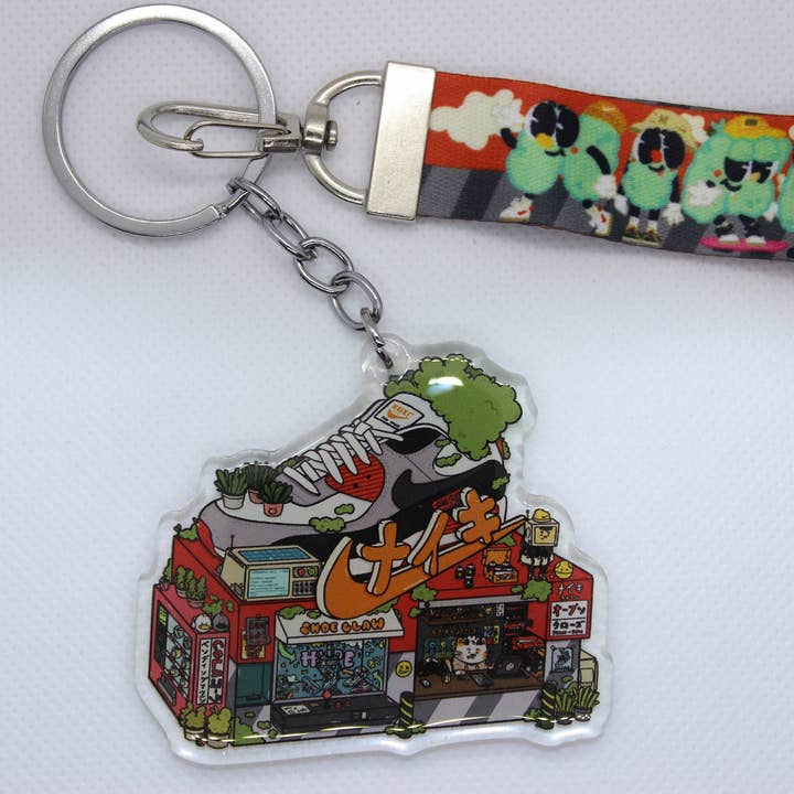 sushiboiiiyy - Wholesale Keychain – Unisex - Shoe Box Keychain w/ Lanyard