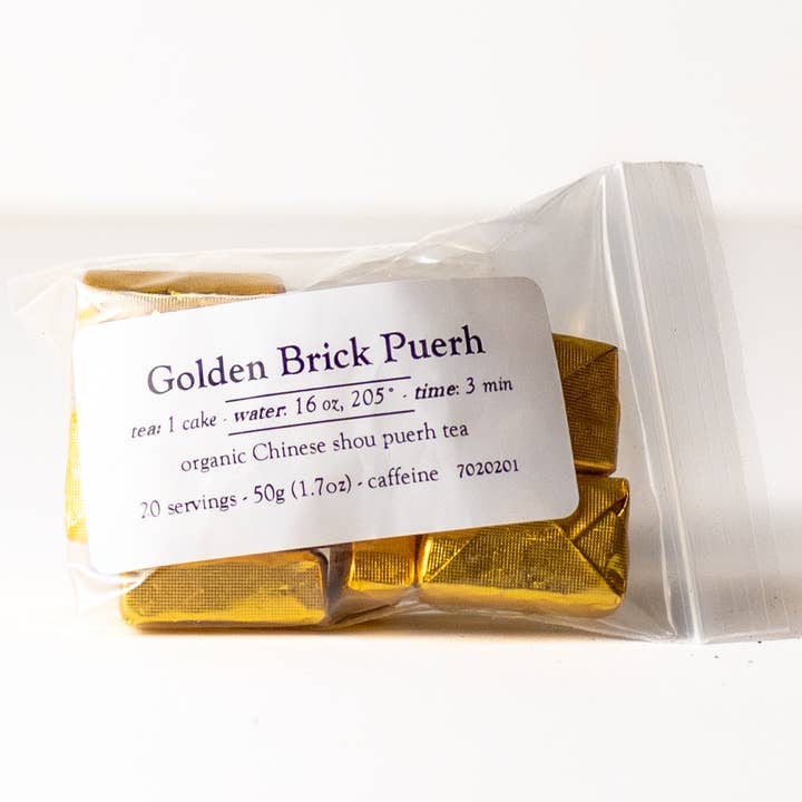 Golden Brick for wholesale by Lake Missoula Tea Company