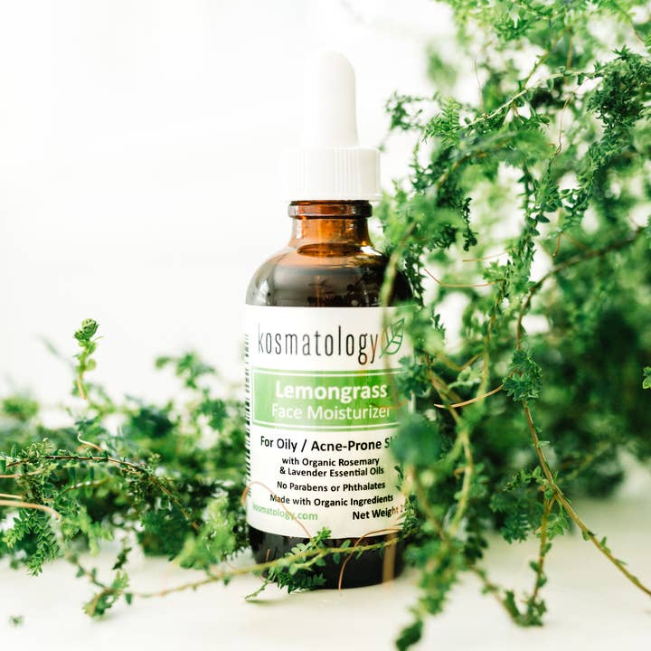 Lemongrass Facial Moisturizer for Acne | Organic - 2 oz for wholesale by Kosmatology