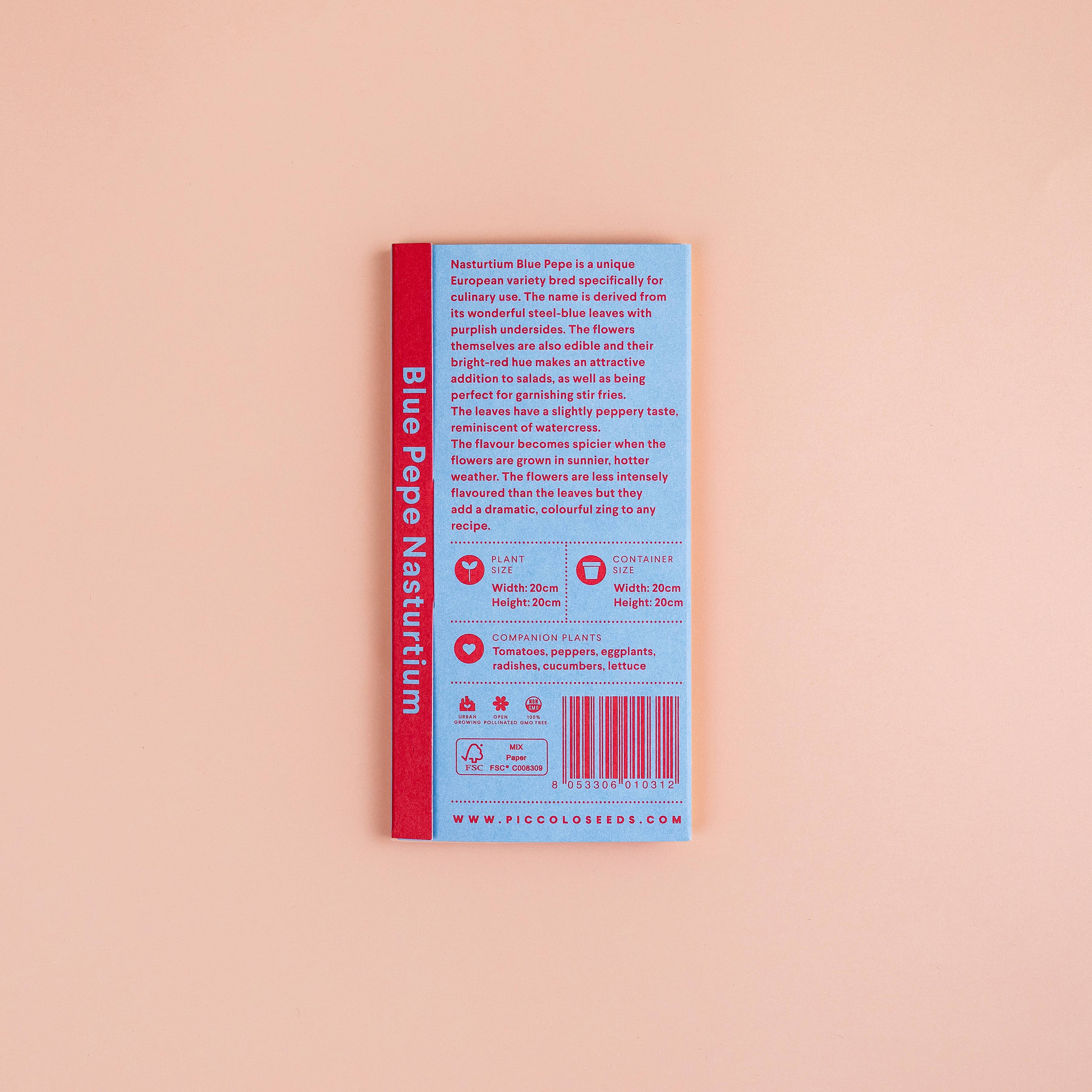 Piccolo Seeds – wholesale Plant seeds – Nasturtium Blue Pepe2