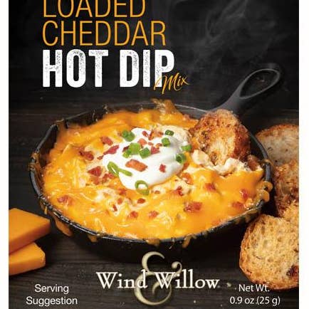 Wind & Willow - Wholesale Dip - Loaded Cheddar (cs 12) - Hot Dip Mixes0