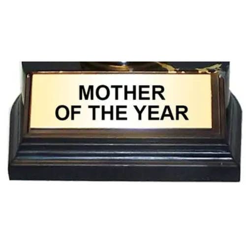 AAHS Enterprises - Wholesale Decorative Figurine - Trophy - Mother of the Year - Gold - (7 inches)